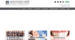 Desktop Screenshot of mtviewfamilydentistry.com