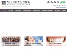 Tablet Screenshot of mtviewfamilydentistry.com